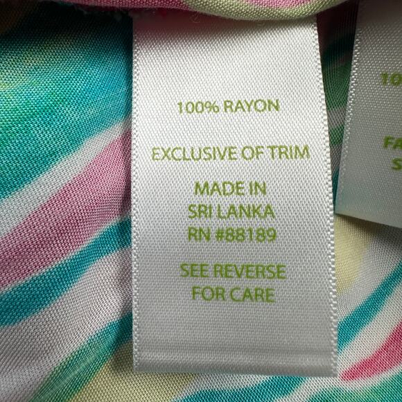 Lilly Pulitzer Pants Womens Medium Pink Cambridge Palazzo Jungle Tumble Resort - Picture 8 of 15